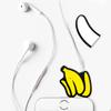 Mustard Quirky Audio Splitter - Banana view 3