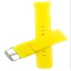 20mm Yellow Silicone Smartwatch Band Strap fits Motorola 360 (42mm Case) & Skagen Hagen, with Stainless Steel Buckle view 3