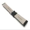 20mm Black Alligator Style Smartwatch Band Strap fits Motorola 360 (42mm Case) & Many More, Leather, Stainless Steel Buckle view 4