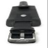20mm Black Smartwatch Band Strap fits Motorola 360 (42mm Case) & Many More, Leather, Biker Style, Rectangular Shape view 2
