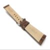 20mm Alligator Pattern Smartwatch Band Strap fits Motorola 360 (42mm Case) & Many More, Leather, Tan, Large Buckle view 4