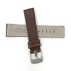 22mm Brown Leather Smartwatch Band Strap fits Motorola 360 (46mm Case), S3 Classic & Many More view 4