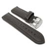 20mm Brown Smartwatch Band Strap fits Motorola 360 (42mm Case) & Many More, Leather, Buffalo Pattern, Stainless Steel Buckle view 1