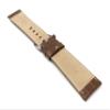 20mm Alligator Pattern Smartwatch Band Strap fits Motorola 360 (42mm Case) & Many More, Leather, Tan White Stitching, Large Buckle view 4