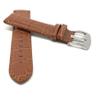 22mm Tan Alligator Style Smartwatch Band Strap fits Motorola 360 (46mm Case), S3 Classic & Many More, Leather view 2