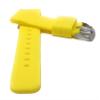22mm Yellow Silicone Smartwatch Band Strap fits Motorola 360 (46mm Case), S3 Classic & Many More, with Stainless Steel Buckle view 2