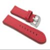 22mm Red Smartwatch Band Strap fits Motorola 360 (46mm Case), S3 Classic & Many More, Leather, Racer with Stitching view 1