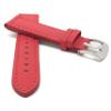 22mm Red Smartwatch Band Strap fits Motorola 360 (46mm Case), S3 Classic & Many More, Leather, Racer with Stitching view 2