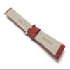 20mm Red Alligator Style Smartwatch Band Strap fits Motorola 360 (42mm Case) & Many More, Leather, Stainless Steel Buckle view 4
