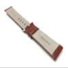 20mm Dark Tan Alligator Style Smartwatch Band Strap fits Motorola 360 (42mm Case) & Many More, Leather, Stainless Steel Buckle view 4