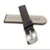 20mm Brown Smartwatch Band Strap fits Motorola 360 (42mm Case) & Many More, Leather, Mat Finish, Tone-on-Tone Stitching view 4