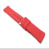 20mm Red Silicone Smartwatch Band Strap fits Motorola 360 (42mm Case) & Skagen Hagen, with Stainless Steel Buckle view 4