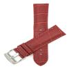 22mm Red Alligator Style Smartwatch Band Strap fits Motorola 360 (46mm Case), S3 Classic & Many More, Leather view 3