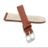 20mm Classic Semi-Glossy Tan Leather Smartwatch Band Strap fits Skagen Hagen, Signatur, Hald & Many More view 4