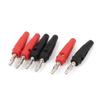 Aexit 6pcs Nickel Audio & Video Accessories Plated 5mm Male Audio Speaker Wire Cable Connectors & Adapters Banana Connector view 1