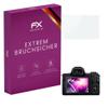 atFoliX Plastic Glass Protective Film compatible with Canon EOS M50, 9H Hybrid-Glass FX Screen Protector view 1