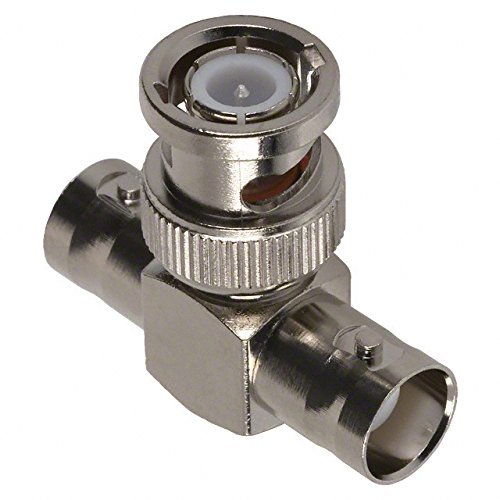 AMPHENOL 31-208 1 X Plug-2 X Jack, BNC TEE Adapter, Connector Type:Intra Series COAXIAL