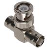 AMPHENOL 31-208 1 X Plug-2 X Jack, BNC TEE Adapter, Connector Type:Intra Series COAXIAL view 1