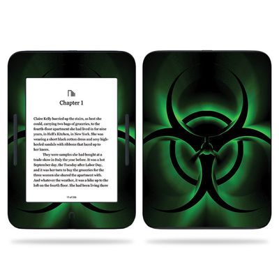 MightySkins Skin Compatible with Barnes & Noble Nook GlowLight 3 (2017) - Bio Glare | Protective, Durable, and Unique Vinyl Decal wrap Cover | Easy to Apply, Remove | Made in The USA
