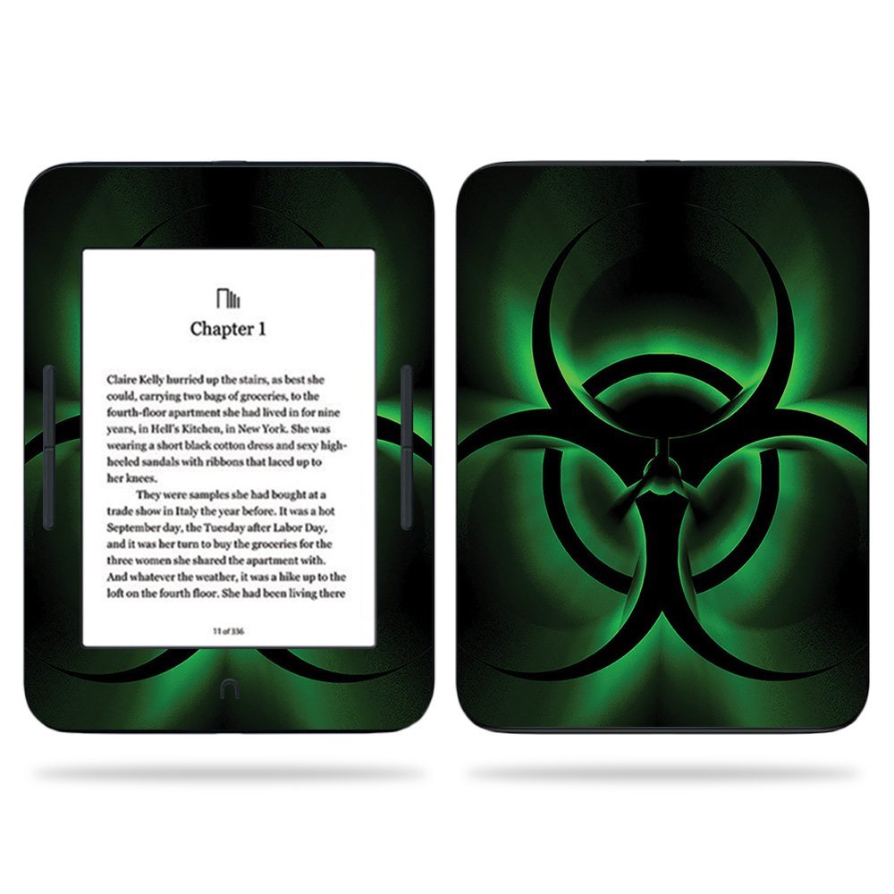 MightySkins Skin Compatible with Barnes & Noble Nook GlowLight 3 (2017) - Bio Glare | Protective, Durable, and Unique Vinyl Decal wrap Cover | Easy to Apply, Remove | Made in The USA