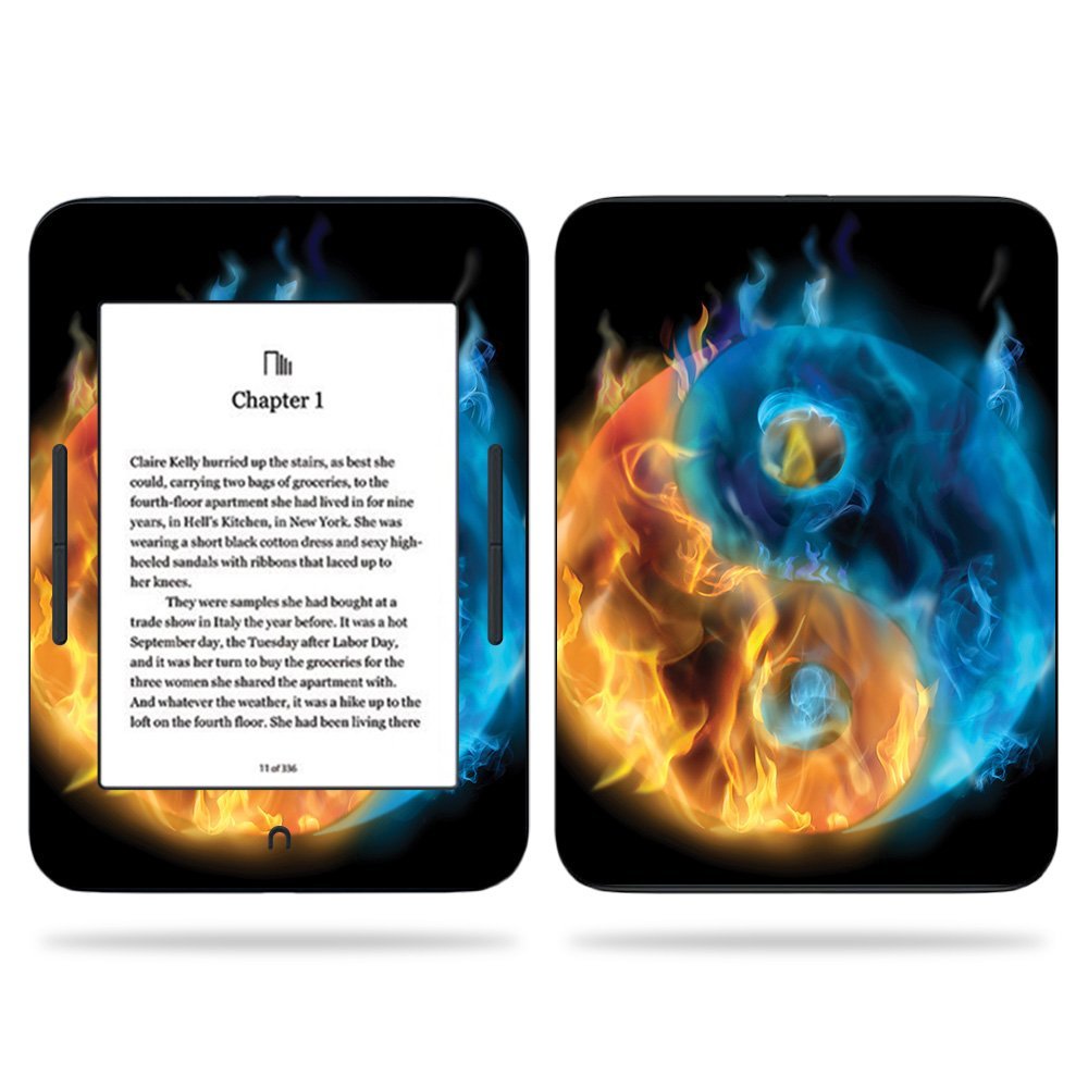 MightySkins Skin Compatible with Barnes & Noble Nook GlowLight 3 (2017) - Yin and Yang | Protective, Durable, and Unique Vinyl Decal wrap Cover | Easy to Apply, Remove | Made in The USA