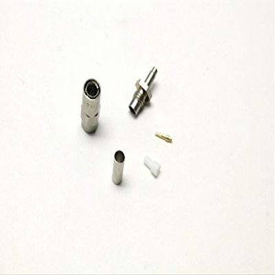 AMPHENOL RF 903-370P-51S 335V, Brass Body Material, COAXIAL Cable Connector, Nickel Finish, PIN Plug, Straight