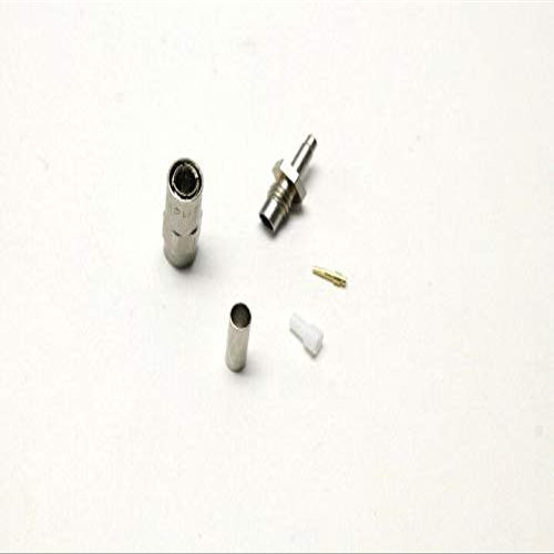 AMPHENOL RF 903-370P-51S 335V, Brass Body Material, COAXIAL Cable Connector, Nickel Finish, PIN Plug, Straight