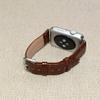Brown Leather Watch Band 42mm for Apple Watch - Leather Strap 38mm is Compatible with Apple Watch - Band Leather for Iwatch - Watch Accessories are Compatible with Apple Watch - Lugs Adapter view 1