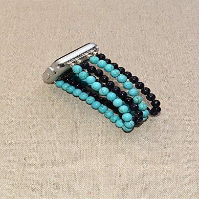 Watch Band 38mm for Apple Watch - 42mm Strap is Compatible with Apple Watch - Stretch Fit No Clasp Watch Accessories for Apple Watch - Lugs Adapter - Band Women is Compatible with Iwatch