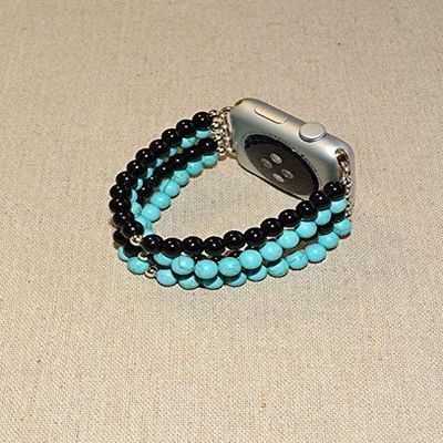 Watch Band 42mm for Apple Watch - Accessories are Compatible with Iwatch - No Clasp Watch Strap 38mm for Apple Watch - Strap Adapter Stretch Fit is Compatible with Iwatch