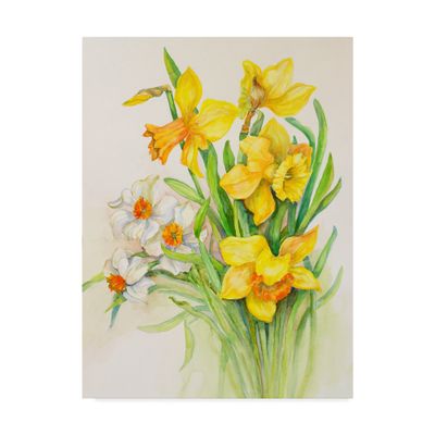 Daffodils Springs Calling Card by Joanne Porter, 18x24-Inch