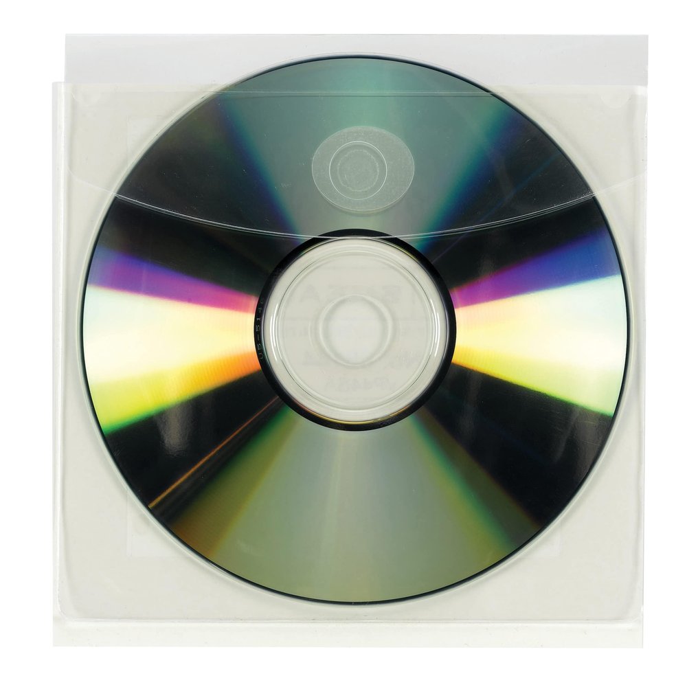Smead Self-Adhesive CD/Diskette Pockets, 10/Pack