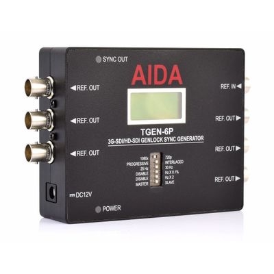 AIDA Imaging TGEN-6P 3G-SDI/HD-SDI GENLOCK Reference SYNC Generator