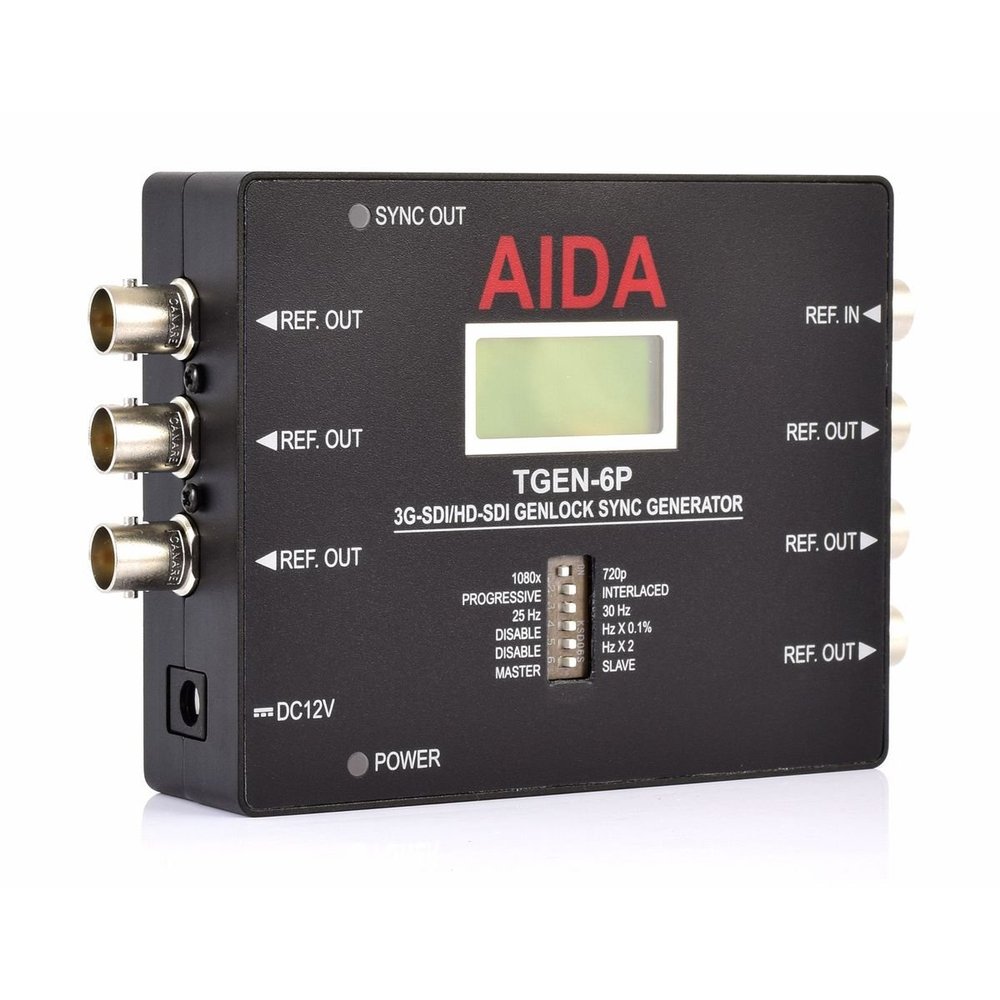 AIDA Imaging TGEN-6P 3G-SDI/HD-SDI GENLOCK Reference SYNC Generator
