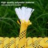 Aoneky Outdoor 10mm 98ft Static Utility Rope, Heavy Duty Polyester Rope for Pulling, Rigging, Tree Work & Hunting, Gym Fitness, 2000LB Tensile Strength, Yellow view 3