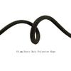 Aoneky Outdoor 10mm 65ft Static Utility Rope, Heavy Duty Polyester Rope for Pulling, Rigging, Tree Work & Hunting, Gym Fitness, 2000LB Tensile Strength, Black view 2