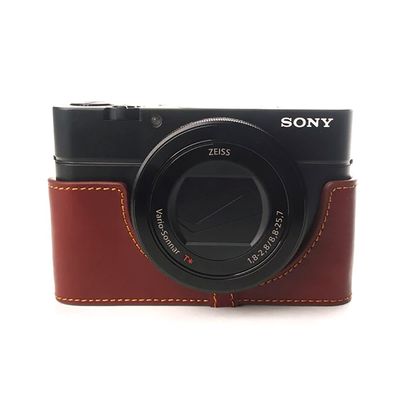 TP Original Sony DSC-RX100 II/III/IV/V Body Half Case, Brown