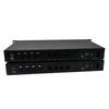 4 Ch Bi-Directional(2 Way) Balanced Audio Over Fiber Extender to 20 Km Over 1 Core SMF, w/ 19'' 1 U Chassis, Supports 16-bit Digitally Encoded Audio view 1