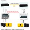 4 Ch Bi-Directional(2 Way) Balanced Audio Over Fiber Extender to 20 Km Over 1 Core SMF, w/ 19'' 1 U Chassis, Supports 16-bit Digitally Encoded Audio view 3