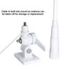 TRAM(R) Gain Marine Antenna with Cable Built-in to Ratchet Mount 1616 5 ft VHF 3 Dbd, Silver view 3