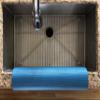 Comfy Kitchen Creations Edge Guard for kitchen sink edges of a single sink (13.5 x 23) - Dark Teal view 2