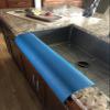 Comfy Kitchen Creations Edge Guard for kitchen sink edges of a single sink (13.5 x 23) - Dark Teal view 3
