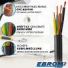 EBROM Cble LED Rond en Plastique H03VV-F 4 x 0,75 mm (4G0,75) Couleur : Noir 10/15/20/25/30/35/40/45/50/55/60 m, etc. jusqu' 250 m par tranches de 5 mtres view 2