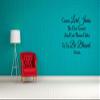 Come Lord Jesus, be Our Guest, and let These Gifts Vinyl Decal Sticker Quote - Small - Orange view 2