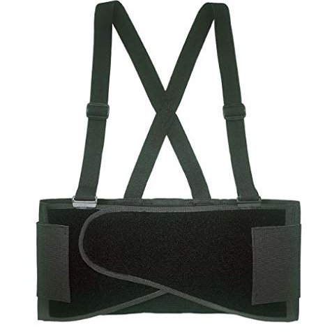 Quality Chemical Back Support Belt with suspenders-Medium