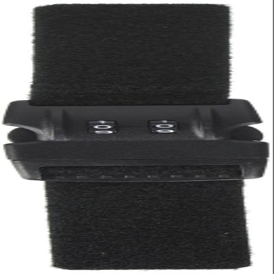 LockingStraps Latch Safety Latch Strap Buckle with Two-Digit Combination Lock Safety Child Locks for Refrigerator Doors, Appliances, Cabinets and Drawers, Black, 10 Inches