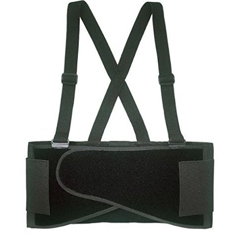 Quality Chemical Back Support Belt with suspenders-X-Large