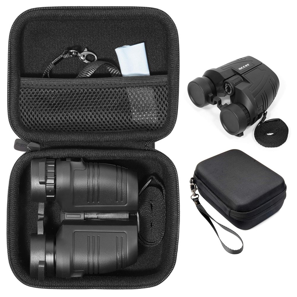 CaseSack Binoculars Case Compatible with 15x25, 12x25, 10x25, 16x21 Binoculars Like Occer, Hontry, Gskyer, SkyGenius, Aurosports, Pentax, Beenate, L-Byakov, Mahauk, Leupold