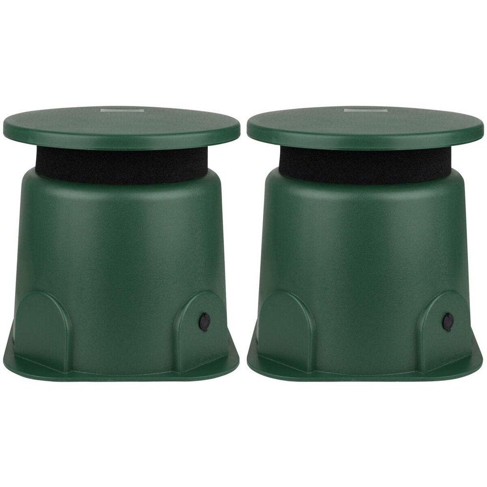 Dayton Audio R08BT Omni-Radiant 8" Coaxial Outdoor Garden Speaker Pair with Bluetooth - Green