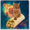Debbie's Designs Cat on a Burrito Funny Vinyl Decal Sticker Skin for iPad Air view 1